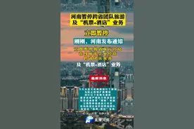 #最新消息 河南暂停跨省团队旅游及“机票+酒店”业务视频封面