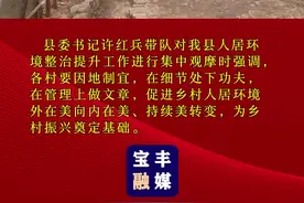 许红兵带队对我县人居环境整治提升工作进行集中观摩视频封面