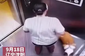 狗狗在电梯里尿尿，接下来女主人举动太赞了。#文明养狗