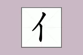 每日一字，亻，读作单人旁，由人字演变而来。#加偏旁部首变视频封面