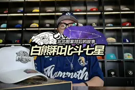 白熊和北斗七星，帽子上图案的意思#棒球帽 #国潮无敌 #大连