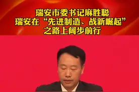#瑞安 市委书记麻胜聪：近五年落地50亿级跨境#电商产业链 等15个重大开放项目视频封面