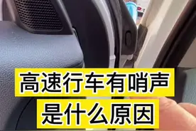告诉行驶时车辆有哨声是什么原因？#懂车小知识 #汽车知识 #抖音汽车 @抖音短视频视频封面