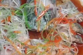 清蒸江团，看完这条视频在家也能简单做出饭店的蒸鱼味道，大人小孩都爱吃，你学废了吗？视频封面
