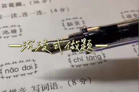【沉浸式做题】#写作业声控 #郭小嚜练字视频封面