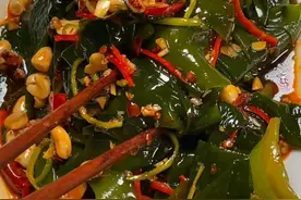 裙带菜也是海藻，做两道家常菜#美食推荐官 #美食趣味计划视频封面