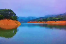 岭下溪水库，第一个故乡#最美家乡 #户外 #山清水秀的地方 #风景视频封面