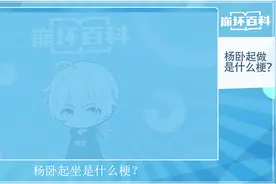 #崩坏3 崩坏百科-杨卧起坐是什么梗？