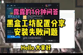 【露露】黑盒工坊配置分享安装失败/Details问题