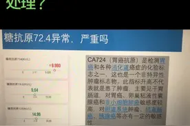 体检发现CA72.4异常，是否说明有胃肠癌的发生，该如何处理#医学科普视频封面