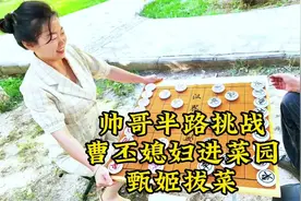 取快递偶遇帅哥半路拦截挑战象棋报仇！真是曹丕媳妇进菜园视频封面