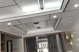 #全屋集成吊顶 #客厅吊顶 #装修效果图实景案例