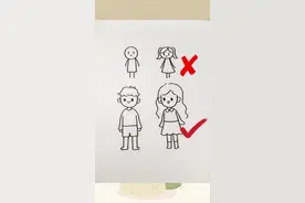 男孩女孩怎么画，学会了吗#简笔画 #简笔画教程 @抖音短视频