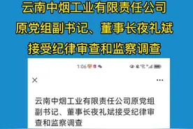 云南中烟工业有限责任公司原党组副书记、董事长夜礼斌接受纪律审查和监察调查 视频封面