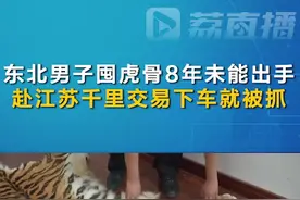 东北男子囤虎骨8年未能出手 赴江苏千里交易下车就被抓视频封面
