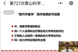 中国中医科学院张启明教授在第727次香山科学会议上说视频封面