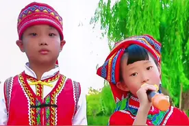 兄妹版《你莫走》#最美童声 #兄妹组合 #崔鑫奕彤 @山水组合《你莫走》