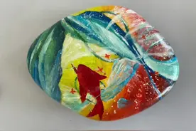 兰大附中东城校区第三届“彩绘黄河石”线上作品展，#手绘石头画视频封面