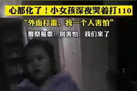 小女孩报警说打雷很害怕，接下来警察叔叔的操作太暖了！#暖心 #这里是湖北 视频封面