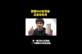麒麟960处理器现在玩游戏也可以哦 要求高的别用#和平精英 #手机#华为 @搞机侠2号视频封面