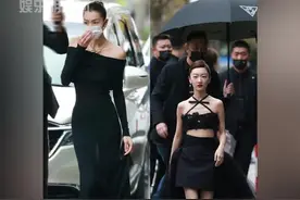 #网友做的刘雯周冬雨对比图  虽然但是两位造型都好好看