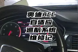 不换件维修奥迪ACC自适应巡航系统能修好就不换，爱车养车#烧机油视频封面