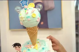 这个六一请你吃冰淇淋吖，不会倒的冰淇淋蛋糕教程