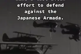 #历史影像中国飞机迎战日本舰载机#战争 视频封面