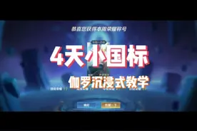 沉浸式教学——从0到伽罗小国标#王者 #上分 #小国标