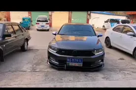 #迈腾B8 大众迈腾B8原车轮毂升级改色拉丝 #轮毂升级