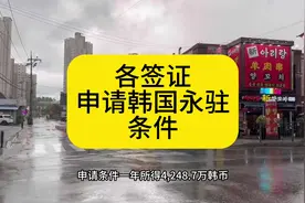在韩国各签证申请韩国永驻条件F4签证在韩居住2年以上视频封面