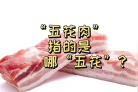 “五花肉”指的是哪五花？##萌知计划 #抖出知识点
