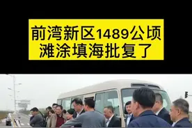 前湾新区1489公顷滩涂地填海批复了，真的厉害了#前湾新区 #填海造陆