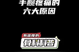 NO.527 手腕疼痛的六大原因 #健康 #医学科普 #健康小知识视频封面