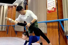 12岁这腿长都快超过我了😱#2023届艺考生 @甜甜爱舞蹈（爆米花）视频封面