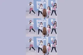 #虞书欣 这是第二次离#lisa 这么近了吧，当lisa亲自教欣欣的时候她是有多开心啊@DOU+小助手视频封面