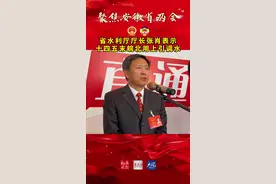 省水利厅厅长张肖表示
十四五末皖北用上引调水视频封面