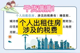 个人出租住房涉及的税费##财税知识 #财税 #老板 #会计视频封面