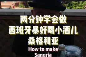 两分钟学会西班牙小酒儿#vlog我的日常 #欧洲 #西班牙 #地中海美食 #红酒 #鸡尾酒视频封面