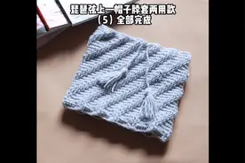 琵琶弦上—帽子脖套两用款（5）全部完成#手工编织 #钩针编织视频封面