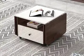 客厅小桌子折叠茶几餐桌两用简约现代创意可移动小户型多功能J2