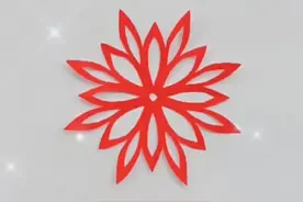 学习民间传统吉祥纹样#传承文化经典 #剪纸教程 #菊花 #非遗 #手工 视频封面