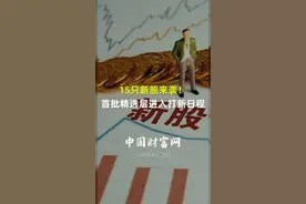 15只新股来袭！首批精选层进入打新日程 #打新 #A股 #中签视频封面