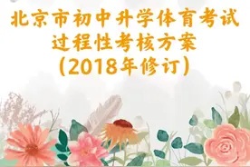 《北京市初中升学体育考试过程性考核方案》#中考体育 #教育视频封面