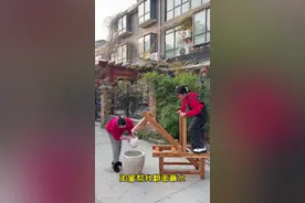 用传统的工具，做出手打麻糍是什么体验？#手工糍粑 #摆摊视频封面