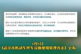 停车新规！武汉3月1日起施行视频封面