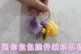 挑战100款钩针编织小物｜迷你包包挂件编织教程 （包治百病）视频封面