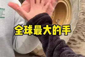 盘点全球大手，最大的手，最长的手掌，最长臂展 #世界纪录 #大手 #盘点 #奥尼尔 #猛男