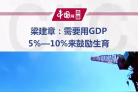 人口学家梁建章：需要用GDP的5%-10%来鼓励生育视频封面