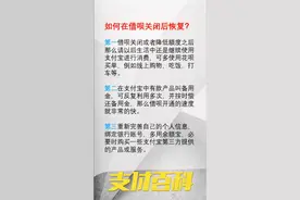 如何在借呗关闭后恢复！视频封面
